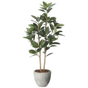 光触媒 人工観葉植物 造花 ナチュラルゴムの木1.6 (高さ160cm) (2626A530)