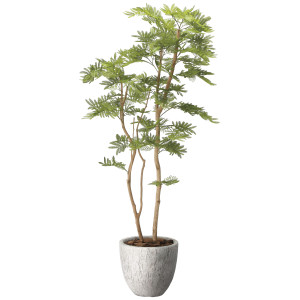 光触媒 人工観葉植物 造花 ナチュラルねむの木1.6 (高さ160cm) (2645A450)