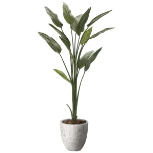 光触媒 人工観葉植物 造花 ナチュラルストレチア1.6 (高さ160cm) (2651A460)