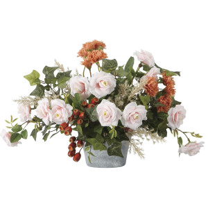 光触媒 人工観葉植物 造花 ハニープリーズ (高さ32cm) (2658A120)