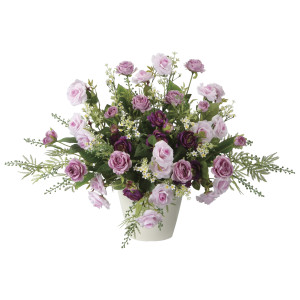 光触媒 人工観葉植物 造花 ミスティパープル (高さ51cm) (2662A200)