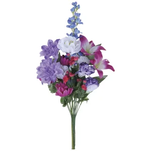 造花 上手組仏花ラベンダー1本 (高さ50cm) (2695A28N) ※光触媒無し