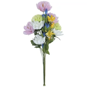 造花 手組仏花ダリア1本 (高さ45cm) (2699A18N) ※光触媒無し