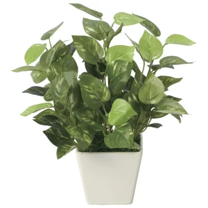 光触媒 人工観葉植物 造花 ミニポトス (高さ24cm) (2707A30)