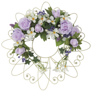 光触媒 人工観葉植物 造花 壁掛けパールLAV (高さ31cm) (2726A28)