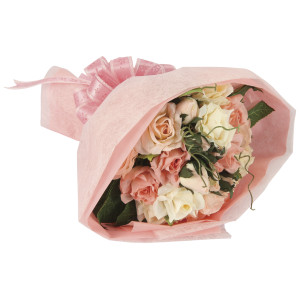 光触媒 人工観葉植物 造花 ローズブーケ (高さ30cm) (2729A30)