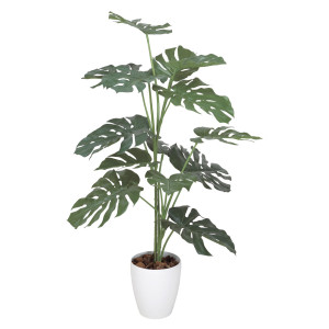 光触媒 人工観葉植物 造花 モンステラ1.2 (高さ120cm) (369K220)