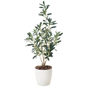 光触媒 人工観葉植物 造花 オリーブ (高さ73cm) (379P75)