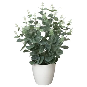 光触媒 人工観葉植物 造花 ユーカリ (高さ42cm) (385A50)