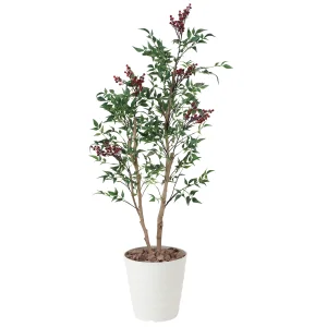 光触媒 人工観葉植物 造花 南天1.3 (高さ130cm) (405B200)