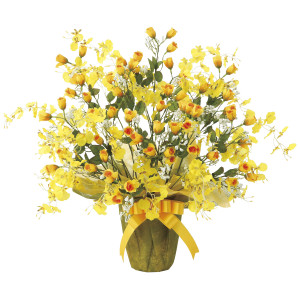 光触媒 人工観葉植物 造花 ゴールドストライク (高さ60cm) (43P80)