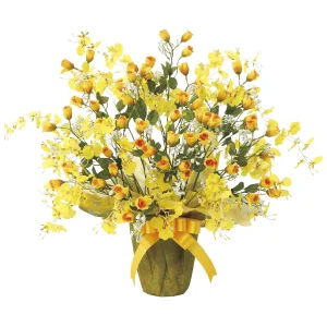 光触媒 人工観葉植物 造花 ゴールドストライク (高さ60cm) (43P80)