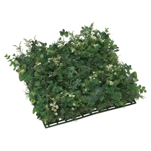 光触媒 人工観葉植物 造花 グリーンミックスマット (高さ10cm) (445K55)
