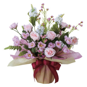 光触媒 人工観葉植物 造花 プリーズ (高さ45cm) (477R60)