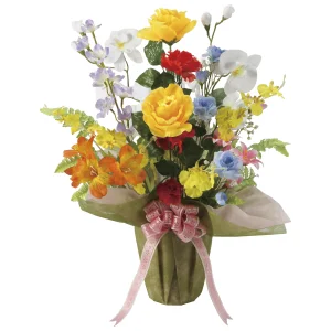 光触媒 人工観葉植物 造花 開運8色フラワー (高さ57cm) (47R70)