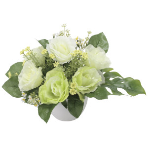 光触媒 人工観葉植物 造花 グリーンソフト (高さ20cm) (549P40)