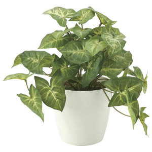 光触媒 人工観葉植物 造花 フレッシュカラージュームS (高さ25cm) (644A35)