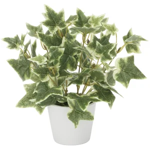 光触媒 人工観葉植物 造花 斑入りアイビ― (高さ23cm) (834K30)