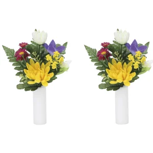 造花 上仏花小1本 (高さ23cm) (856R11N) ※光触媒無し