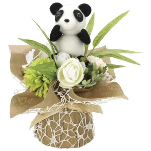 光触媒 人工観葉植物 造花 プリティパンダ (高さ17cm) (881R20)