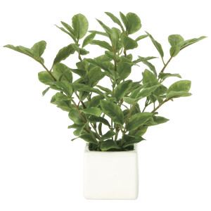 光触媒 人工観葉植物 造花 ミニリーフ (高さ21cm) (936K28)