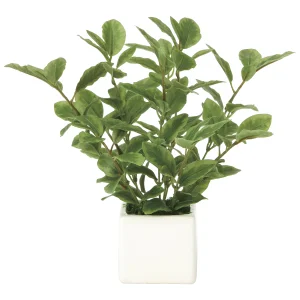 光触媒 人工観葉植物 造花 ミニリーフ (高さ21cm) (936K28)