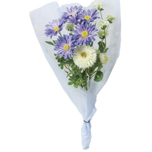 造花 ブーケ仏花デージー1本 (高さ45cm) (FPY-103N27) ※光触媒無し