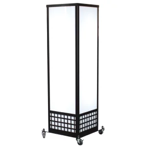 4面対応 格子付デザイン和風電飾スタンド看板 (A-801)