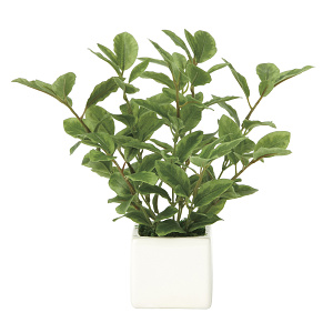 光触媒 人工観葉植物 造花 ミニリーフ (高さ21cm)