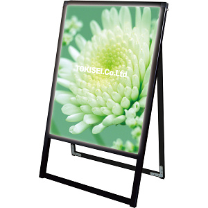 LEDバリウススタンド看板 B2 ブラック 片面 (BVASKLED-B2K)