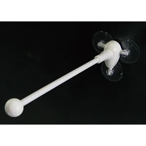 Rフラッグ専用ポール (875) 3個吸盤式 丸パイプ26cm白