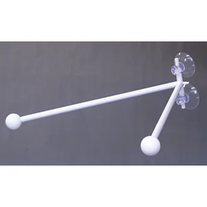 Rフラッグ専用ポール (879) ダブルフラッグ 丸パイプ25.5cm白