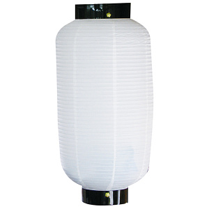 【六長】無地ちょうちん (9050) 白