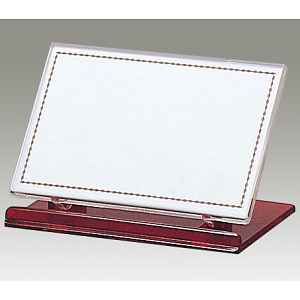 U型カード立 UC-1 赤　中紙無地