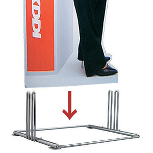 フロアボードスタンド クローム