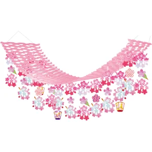 【2026年春】モダンニューしだれ桜プリーツハンガー (No181-15)