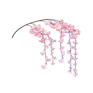 【2025年春商品】シダレ桜 (No177-12_03)