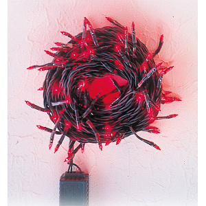 【2024年商品】ミニライト100球防水レッド (No.007317)