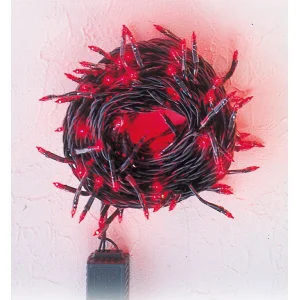 【2024年商品】ミニライト100球防水レッド (No.007317)