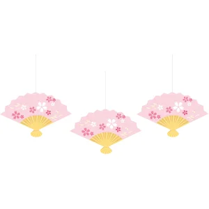 【2026年春】扇オーナメント3個セット(小桜) (No181-19)