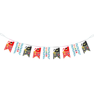 【2025年春商品】こいのぼりフラッグ (No177-22_07)