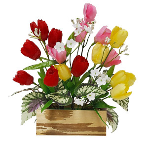 【2026年春】チューリップウッドアレンジ (No181-12)