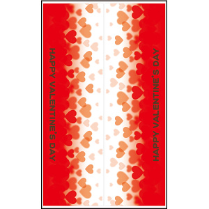 【2025年春商品】ウィンドウステッカー ハート 横長タイプ (No177-06_04)