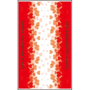 【2026年春】ウィンドウステッカー ハート 横長タイプ (No181-6)