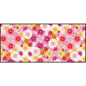 【2025年春商品】ディスプレイシート カラフルフラワー (No177-04_06)