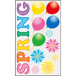 【2025年春商品】ウィンドウステッカー スプリング 100×60cm (No177-07_03)