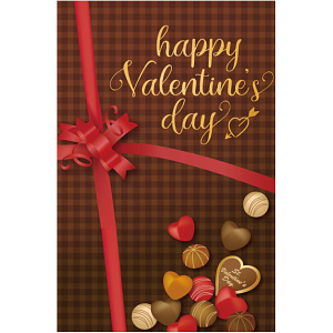 【2025年春商品】マルチシート(防炎)ハッピーバレンタイン (No177-06_02)