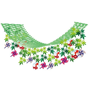 【2025年夏】涼風金魚プリーツハンガー (No178-23_02)