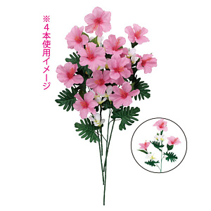 【2025年夏】スプレイハイビスカス&プルメリア ブルー (No178-21_03)