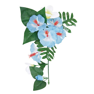 【2025年夏】ハンギング ハイビスカス&プルメリアブルー (No178-21_04)